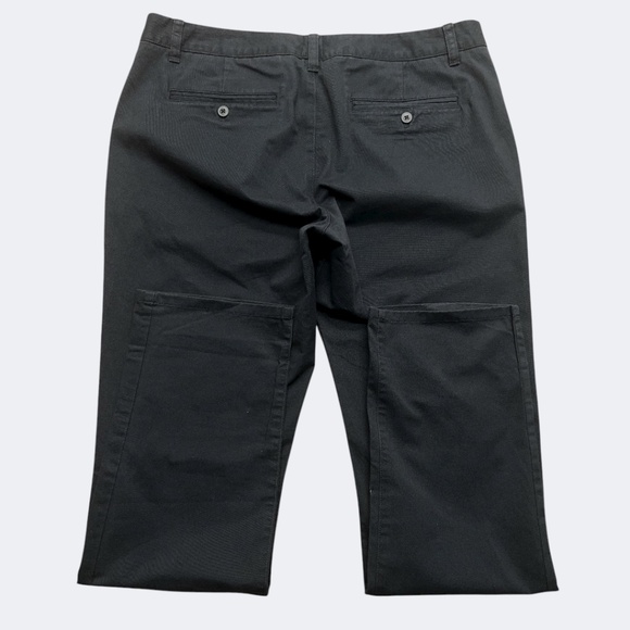 Bonobos Pants Men 35x32 Black Chino Slim Stretch Twill Flat Front Casual Office - Picture 4 of 11